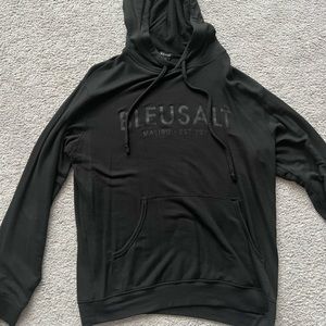 Bleusalt The Unisex Logo Hoodie Black Malibu